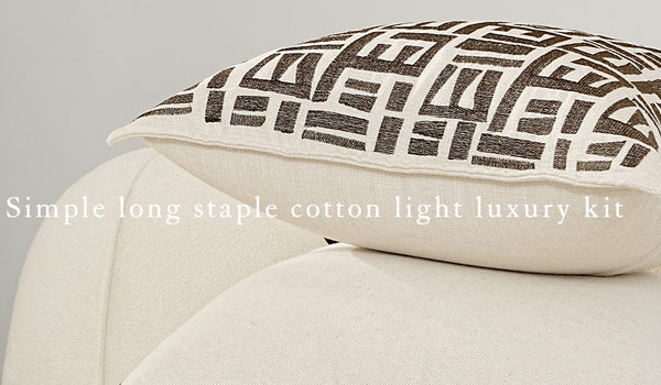 Simple Decorative Pillows for Couch, Contemporary Throw Pillows for Living Room, Modern Sofa Pillows, Modern Square Pillows-LargePaintingArt.com