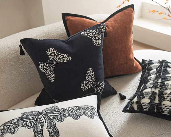 Large Decorative Throw Pillows, Decorative Pillow Arrangement Ideas for Couch, Modern Decorative Pillows for Living Room, Decorative Pillow Covers-LargePaintingArt.com