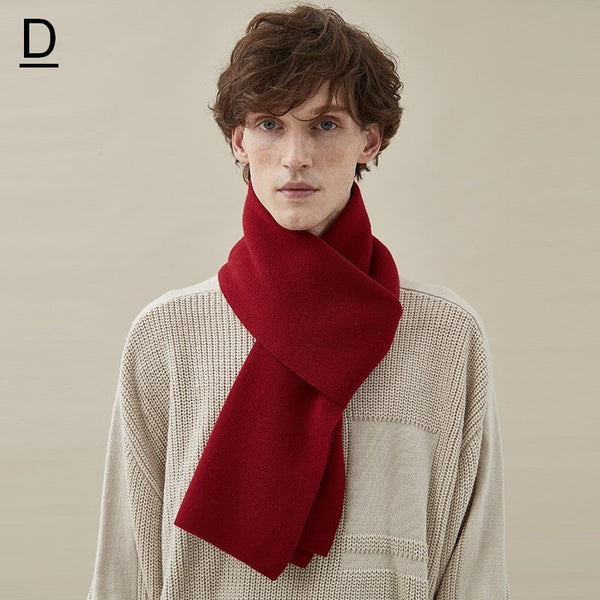 Thick Wool Scarf, Men's Winter Scarf, Men's Wool Scarf Winter, Business Wool Scarf for Gentleman, Formal Men Scarf Styles, Casual Scarf Men, Modern Fashion Scarf-LargePaintingArt.com