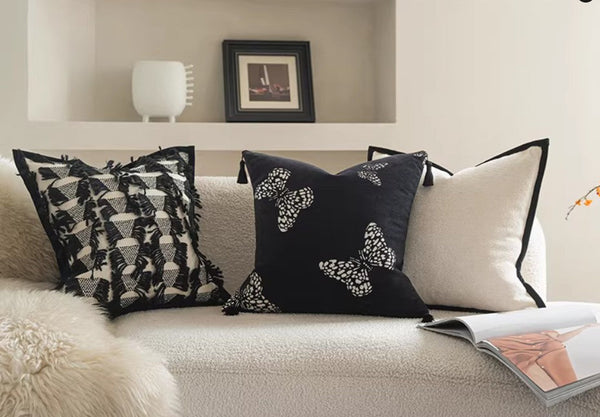 Decorative Pillow Arrangement Ideas for Couch, Large Decorative Throw Pillows, Modern Decorative Pillows for Living Room, Decorative Pillow Covers-LargePaintingArt.com