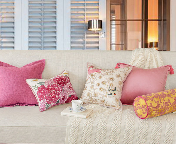 Decorative Pillow Arrangement Ideas, Modern Decorative Cushion Covers, Decorative Throw Pillows for Bed, Living Room Decorative Pillows, Large Decorative Pillows for Interior Design-LargePaintingArt.com
