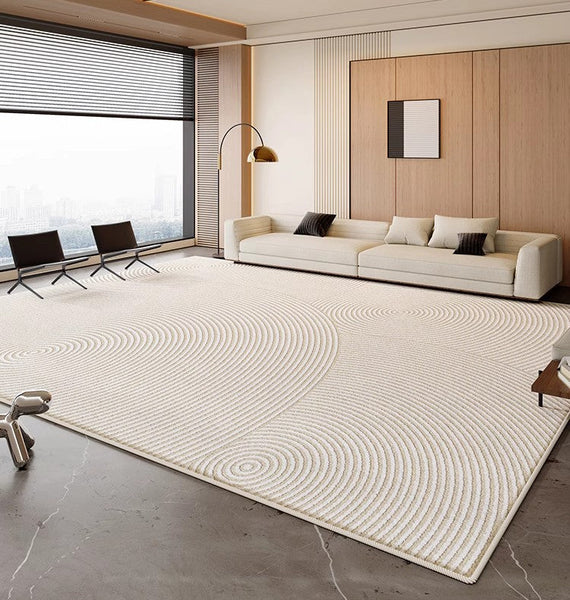 Large Modern Rugs for Living Room, Bedroom Modern Rugs, Dining Room Geometric Modern Rugs, Contemporary Modern Rugs under Coffee Table-LargePaintingArt.com