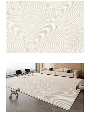Large Modern Rugs for Living Room, Bedroom Modern Rugs, Dining Room Geometric Modern Rugs, Contemporary Modern Rugs under Coffee Table-LargePaintingArt.com
