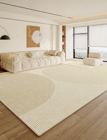Modern Rugs for Bedroom, Dining Room Floor Rug, Extra Large Floor Rugs for Living Room, Bedroom Large Geometric Contemporary Rugs-LargePaintingArt.com
