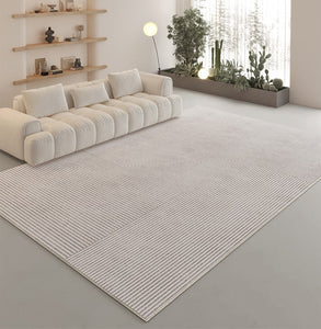 Modern Geometric Carpets for Bedroom, Modern Living Room Rug Placement Ideas, Modern Abstract Rugs under Dining Room Table-LargePaintingArt.com