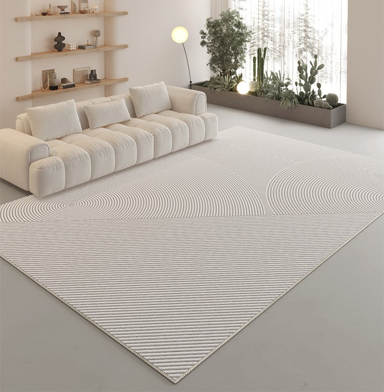 Contemporary Carpet for Study Room, Modern Rugs in Dining Room, Large Modern Area Rugs in Living Room, Abstract Geometric Modern Rugs-LargePaintingArt.com
