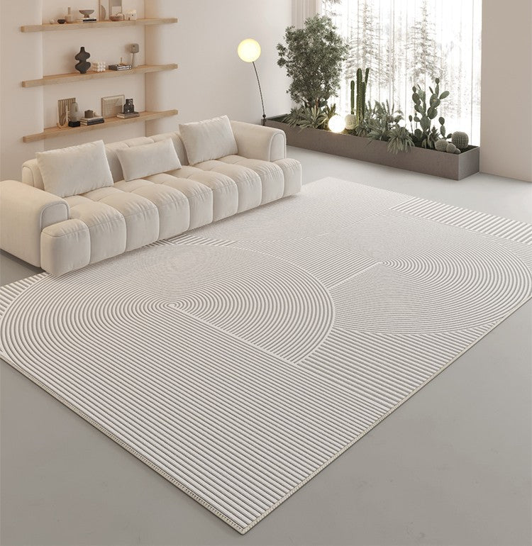 Large Modern Area Rugs in Living Room, Contemporary Carpet for Study Room, Modern Rugs in Dining Room, Abstract Geometric Modern Rugs-LargePaintingArt.com