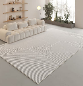 Large Modern Area Rugs in Living Room, Contemporary Carpet for Study Room, Modern Rugs in Dining Room, Abstract Geometric Modern Rugs-LargePaintingArt.com