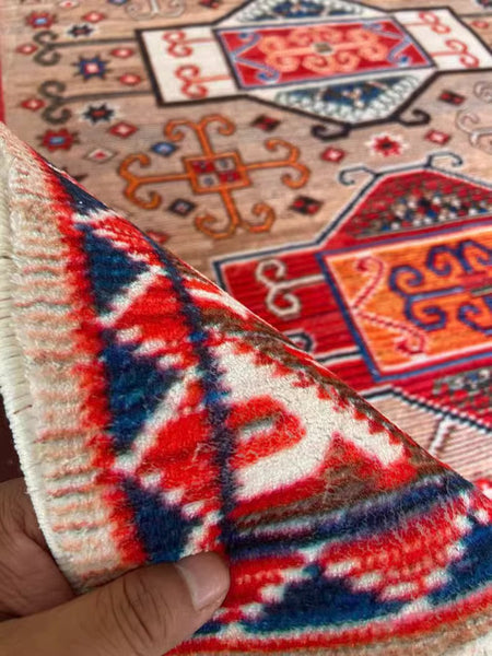 Morocco Area Rugs for Living Room, Persain Rugs for Bedroom, Traditional Colorful Persian Rugs, Vintage Area Rugs for Dining Room-LargePaintingArt.com