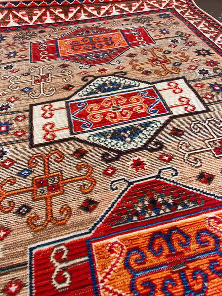 Morocco Area Rugs for Living Room, Persain Rugs for Bedroom, Traditional Colorful Persian Rugs, Vintage Area Rugs for Dining Room-LargePaintingArt.com