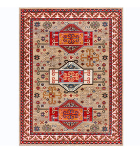 Morocco Area Rugs for Living Room, Persain Rugs for Bedroom, Traditional Colorful Persian Rugs, Vintage Area Rugs for Dining Room-LargePaintingArt.com