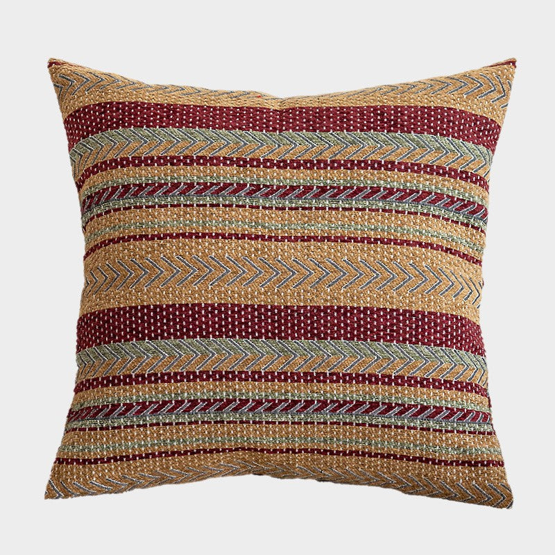 Large Decorative Throw Pillows, Traditional Rustic Sofa Pillows for Bedroom, Geometric Pattern Throw Pillow for Couch, Bohemian Decorative Sofa Pillows-LargePaintingArt.com
