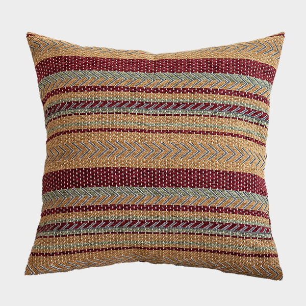 Large Decorative Throw Pillows, Traditional Rustic Sofa Pillows for Bedroom, Geometric Pattern Throw Pillow for Couch, Bohemian Decorative Sofa Pillows-LargePaintingArt.com
