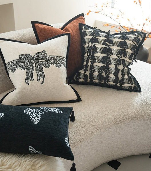 Modern Decorative Pillows for Living Room, Decorative Pillow Covers, Decorative Pillow Arrangement Ideas for Couch, Large Decorative Throw Pillows-LargePaintingArt.com