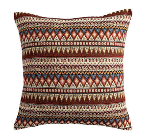 Geometric Pattern Throw Pillow for Couch, Decorative Throw Pillows, Bohemia Sofa Pillows for Living Room, Large Bohemian Decorative Sofa Pillows-LargePaintingArt.com