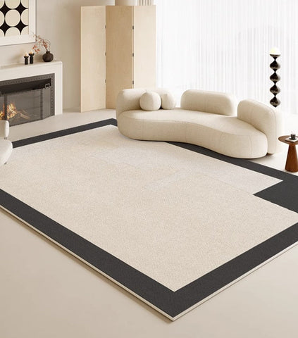 Unique Modern Rugs for Living Room, Dining Room Floor Carpets, Abstract Geometric Modern Rugs, Contemporary Modern Rugs for Bedroom-LargePaintingArt.com