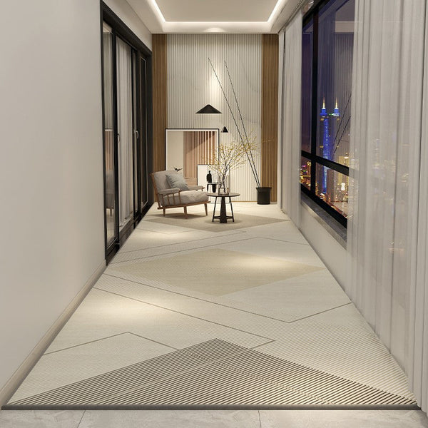 Modern Long Hallway Runners, Entrance Hallway Runners, Abstract Entryway Runner Rug Ideas, Non Slip Runner Rugs, Long Hallway Runners, Extra Long Narrow Runner Rugs-LargePaintingArt.com