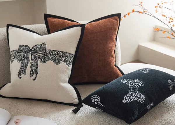 Modern Decorative Pillows for Living Room, Decorative Pillow Covers, Decorative Pillow Arrangement Ideas for Couch, Large Decorative Throw Pillows-LargePaintingArt.com