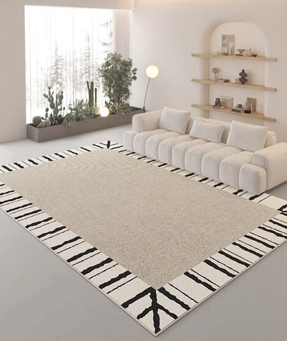Bedroom Modern Rugs, Abstract Geometric Modern Rugs, Contemporary Modern Rugs for Living Room, Modern Rugs for Dining Room-LargePaintingArt.com