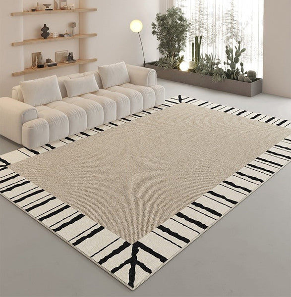 Bedroom Modern Rugs, Abstract Geometric Modern Rugs, Contemporary Modern Rugs for Living Room, Modern Rugs for Dining Room-LargePaintingArt.com