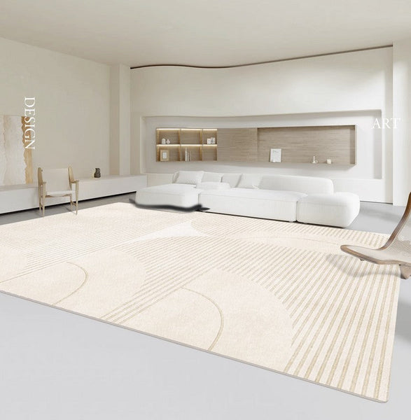 Abstract Modern Area Rugs for Bedroom, Large Modern Rugs for Living Room, Contemporary Modern Rugs for Sale-LargePaintingArt.com