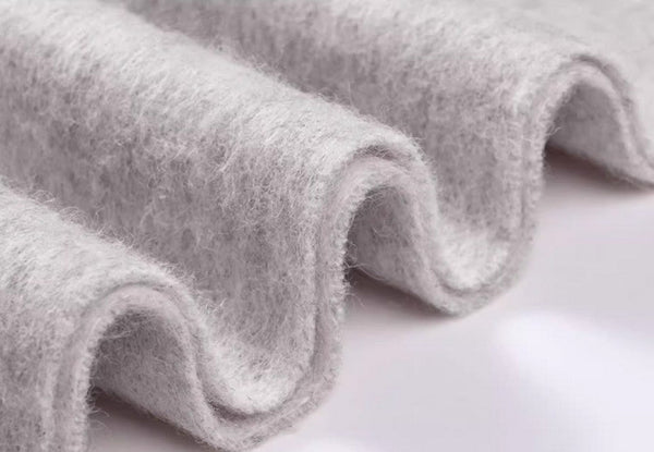 Light Gray and Dusty Rose Fashion Scarf, Christmas Gift, Gifts for Her, Long Wool Scarf, Soft Wool Scarf for Women, Warm Cape, Evening Wrap, Winter Shawl, Elegant Shawl-LargePaintingArt.com