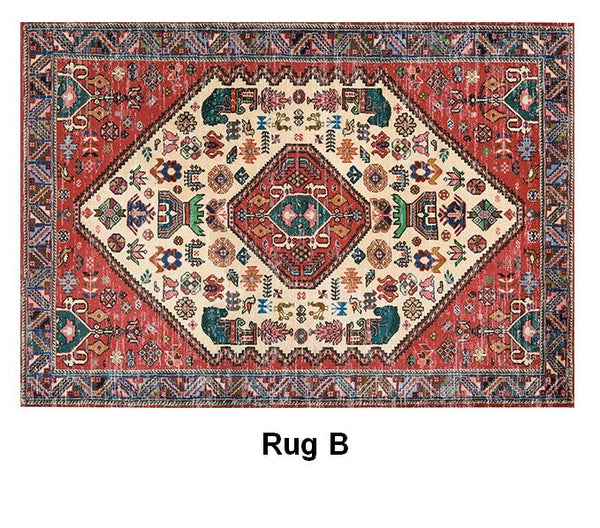 Vintage Rugs for Bedroom, Persain Rugs for Dining Room, Oversized Area Rugs for Living Room, Extra Large Vintage Persian Rugs, Antique Persian Rug-LargePaintingArt.com
