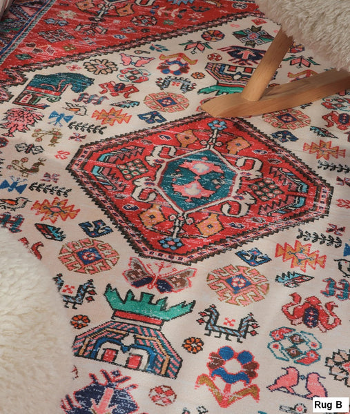 Vintage Rugs for Bedroom, Persain Rugs for Dining Room, Oversized Area Rugs for Living Room, Extra Large Vintage Persian Rugs, Antique Persian Rug-LargePaintingArt.com