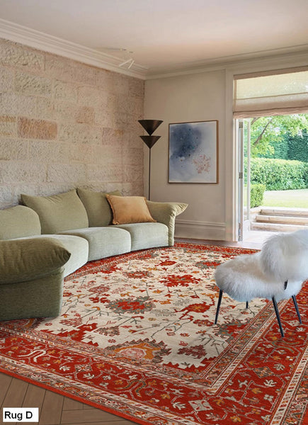 Vintage Rugs for Bedroom, Persain Rugs for Dining Room, Oversized Area Rugs for Living Room, Extra Large Vintage Persian Rugs, Antique Persian Rug-LargePaintingArt.com