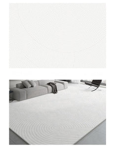 Modern Floor Rugs for Bedroom, Dining Room Floor Rug, Large Floor Rugs for Living Room, Extra Large Geometric Modern Rugs for Office-LargePaintingArt.com