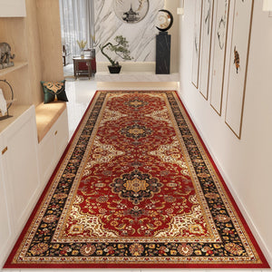 Kitchen Runner Rugs, Extra Long Narrow Hallway Runners, Colorful Persian Runner Rugs for Bedside, Non Slip Entrance Runner Rugs, Washable Entryway Runner Rug Ideas-LargePaintingArt.com