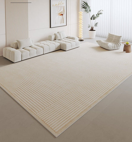 Dining Room Modern Rugs, Geometric Modern Rugs in Bedroom, Large Modern Floor Carpets, Living Room Contemporary Modern Rugs-LargePaintingArt.com