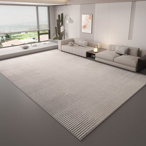 Large Modern Rugs in Living Room, Grey Modern Rugs under Sofa, Abstract Contemporary Rugs for Bedroom, Dining Room Floor Carpets, Modern Rugs for Office-LargePaintingArt.com