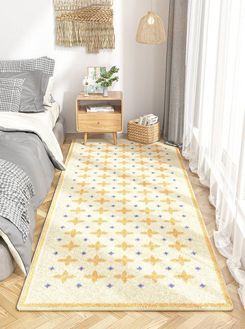 Hallway Runner Rugs, Thick Modern Runner Rugs Next to Bed, Contemporary Runner Rugs for Living Room, Bathroom Runner Rugs, Kitchen Runner Rugs-LargePaintingArt.com
