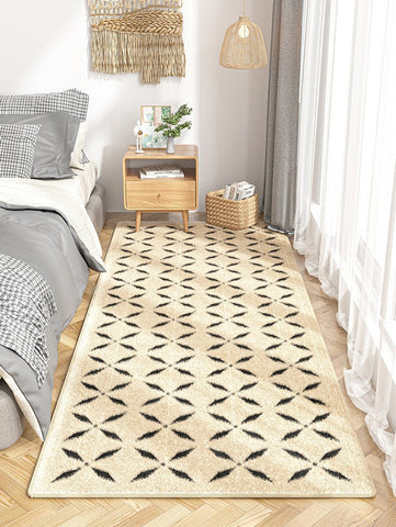 Modern Runner Rugs Next to Bed, Bathroom Runner Rugs, Contemporary Runner Rugs for Living Room, Hallway Runner Rugs, Kitchen Runner Rugs-LargePaintingArt.com