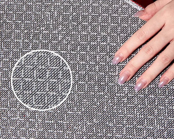 Geometric Modern Rugs for Living Room, Mid Century Circular Rugs for Bedroom, Abstract Contemporary Round Rugs under Chairs, Modern Rugs for Dining Room-LargePaintingArt.com