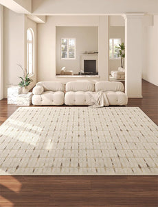 Abstract Area Rugs for Living Room, Modern Rugs under Dining Room Table, Modern Carpets for Kitchen, Geometric Contemporary Modern Rugs Next to Bed-LargePaintingArt.com