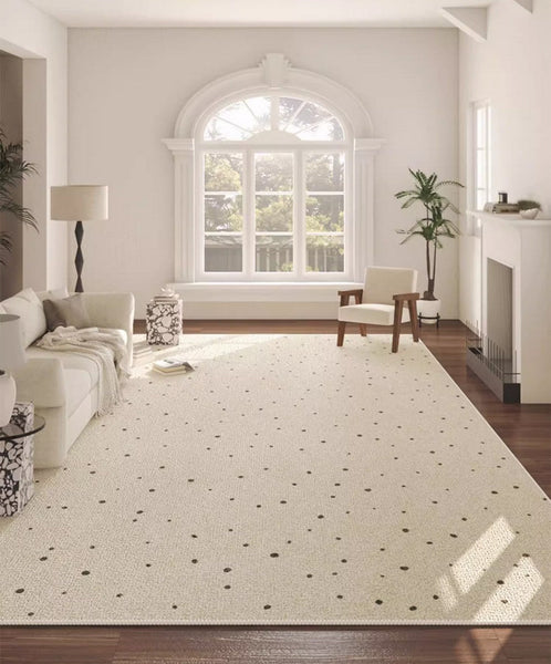 Modern Carpets for Bedroom, Large Modern Rugs for Living Room, Modern Rugs under Dining Room Table, Geometric Contemporary Modern Rugs Next to Bed-LargePaintingArt.com