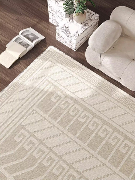 Large Modern Rugs for Living Room, Modern Rugs under Dining Room Table, Modern Carpets for Bedroom, Geometric Contemporary Modern Rugs Next to Bed-LargePaintingArt.com