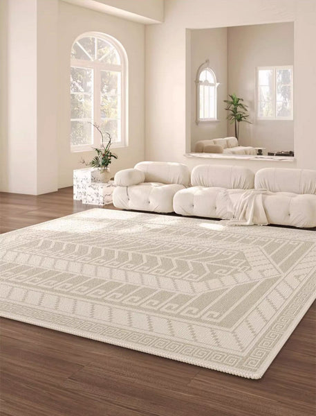 Large Modern Rugs for Living Room, Modern Rugs under Dining Room Table, Modern Carpets for Bedroom, Geometric Contemporary Modern Rugs Next to Bed-LargePaintingArt.com