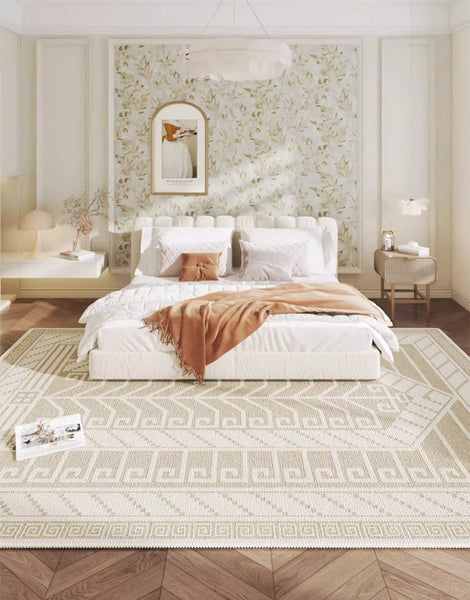 Large Modern Rugs for Living Room, Modern Rugs under Dining Room Table, Modern Carpets for Bedroom, Geometric Contemporary Modern Rugs Next to Bed-LargePaintingArt.com