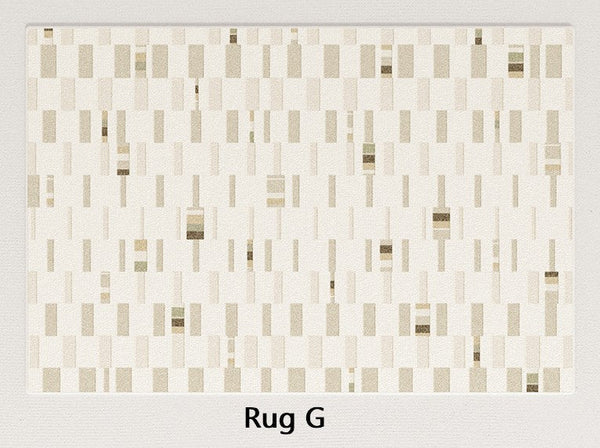 Contemporary Carpets for Dining Room, Geometric Modern Rugs for Bedroom, Abstract Modern Rugs for Living Room, Large Modern Rugs Next to Bed-LargePaintingArt.com