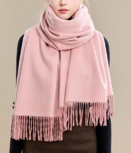 Fashion Scarf, Christmas Gift, Gifts for Her, Long Wool Scarf, Soft Wool Scarf for Women, Evening Wrap, Winter Shawl, Elegant Shawl, Warm Cape-LargePaintingArt.com