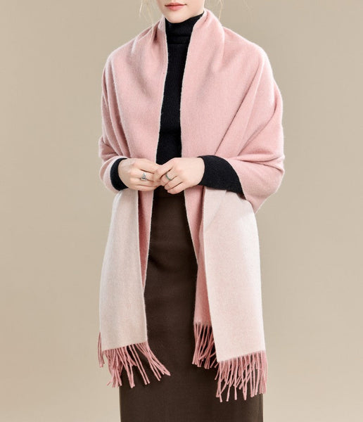 Fashion Scarf, Christmas Gift, Gifts for Her, Long Wool Scarf, Soft Wool Scarf for Women, Evening Wrap, Winter Shawl, Elegant Shawl, Warm Cape-LargePaintingArt.com