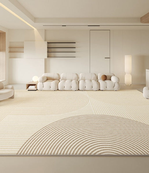 Oversized Modern Rug for Living Room, Bedroom Floor Rugs, Geometric Contemporary Rugs for Dining Room, Extra Large Modern Rugs for Living Room-LargePaintingArt.com