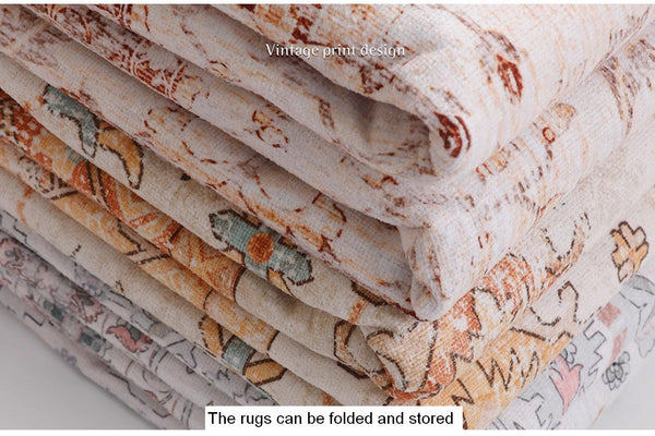 Vintage Rugs for Bedroom, Persain Rugs for Dining Room, Oversized Area Rugs for Living Room, Extra Large Vintage Persian Rugs, Antique Persian Rug-LargePaintingArt.com