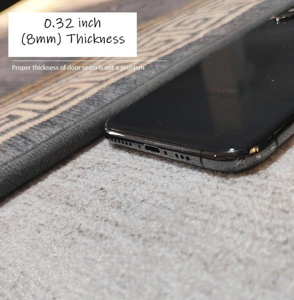 Extra Long Narrow Runner Rugs, Geometric Modern Long Hallway Runners, Long Hallway Runners, Non Slip Entryway Runner Rug Ideas, Contepmorary Runner Rugs-LargePaintingArt.com