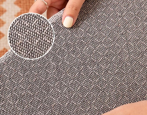 Abstract Modern Area Rugs for Bedroom, Contemporary Modern Rug for Living Room, Geometric Round Rugs for Dining Room, Circular Modern Rugs under Chairs-LargePaintingArt.com