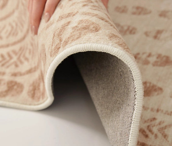 Dining Room Floor Carpets, Abstract Geometric Modern Rugs, Contemporary Modern Rugs for Bedroom, Mid Century Modern Rugs for Living Room-LargePaintingArt.com