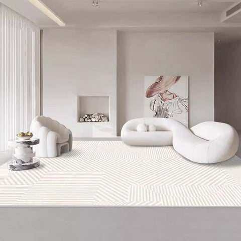 Abstract Modern Rugs for Bedroom, Modern Rugs for Dining Room, Simple Large Modern Rugs for Living Room, Abstract Geometric Modern Rugs-LargePaintingArt.com